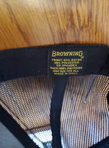 Browning Dr Grey Adjustable Mesh Trucker Hat Cap Arms Gun Deer Hunting snapback - Picture 4 of 7