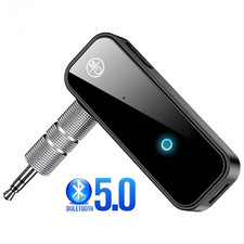 2-in-1 Wireless Bluetooth 5.0 Transmitter Receiver Adapter Audio 3.5mm Jack Aux