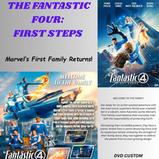 Fantastic Four: First Steps 2025   Action Sci-Fi Superhero Movie DVD