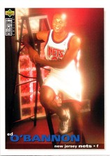 1995-96 Collector's Choice #278 Ed O'Bannon Rookie New Jersey Nets NBA Card. rookie card picture