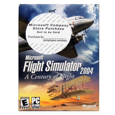 Microsoft Flight Simulator 2004: A Century Of Flight PC New Sealed Box