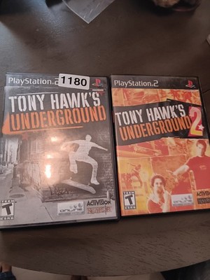 Tony Hawk's Underground 1 & 2 skateboarding    Complete PlayStation 2 PS2 games