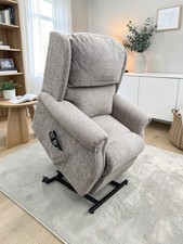 HSL RIPLEY SUPER PETITE RISER RECLINER CHAIR, GREY