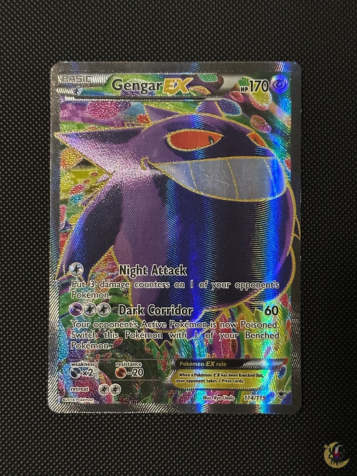 Pokemon Gengar EX 114/119 Phantom Forces LP