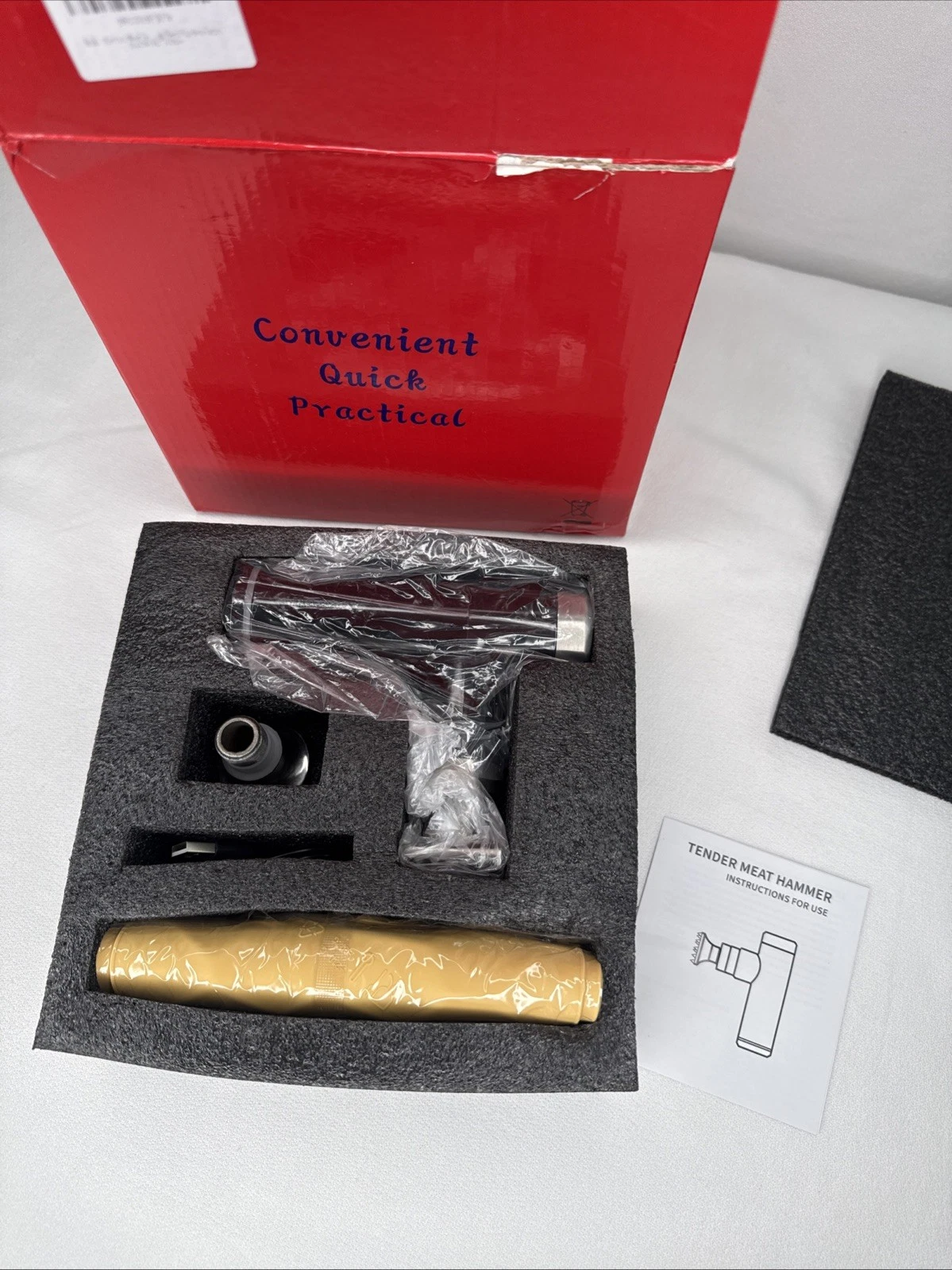 New! Electric Meat Tenderizer Tool, Cordless Kitchen Tenderizer, Stainless Steel
Opens in a new wind
