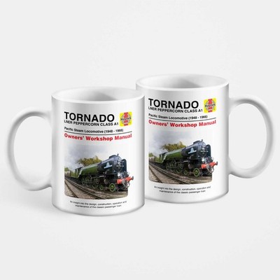 Zug Tasse Pfefferkorn Tornado Haynes Trainspotter British Railfan Geschenk Lokomotive