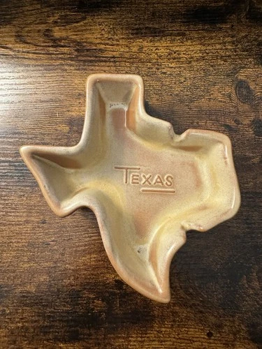 Vintage Frankoma #459 Texas Ashtray