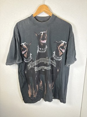 Represent Thoroughbred Dog Oversized Herren Tee T-Shirt Schwarz Größe M