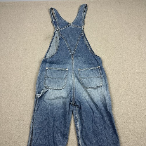 Vtg 90s Y2K Unionbay Denim Overalls Size M Carpenter Straight Leg Grunge Jeans - Afbeelding 8 van 9