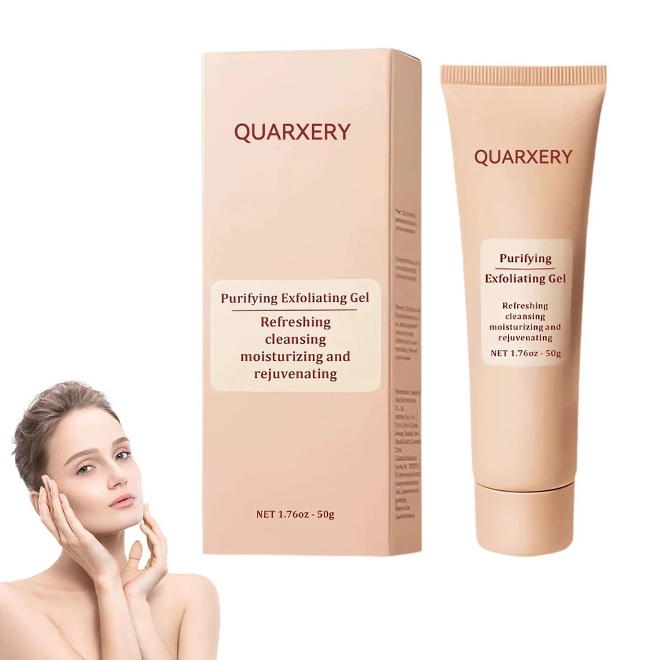 1-3x Purifying Exfoliating Gel, Quarxery Purifying Cream for Face & Body 50g - Image 3 of 4