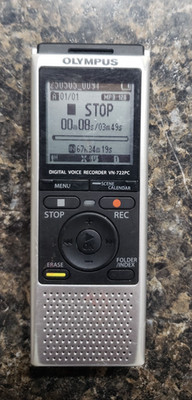 Olympus VN-722PC Digital Voice Recorder Dictation Machine Tested
