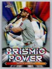 2021 Topps Chrome Bryce Harper Prismic Power #PP-4 Philadelphia Phillies