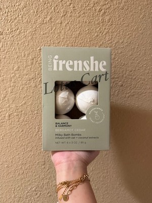 Being Frenshe Milky Bath Bombs,  Balance & Harmony - Bergamot Cedar (6 Pieces)