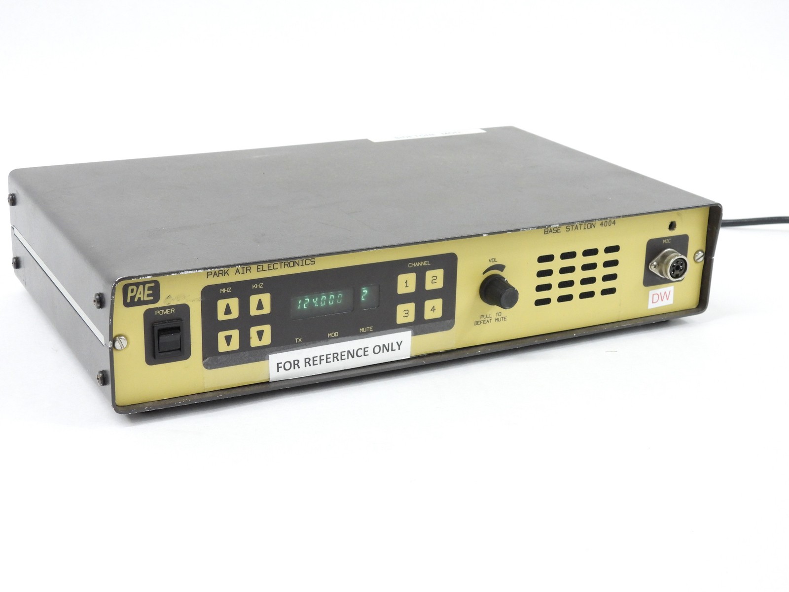 Park Air Electronics PAE 4004 Airband Ground-to-Air Radio Transceiver (untested)