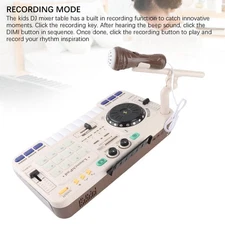 Kids DJ Mixer Controller Table For Kids Age 3+
