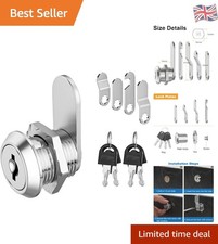 Cabinet Lock, Post Box Lock, Cam Locks, Comes with 4 Keys and 4 Different Locks