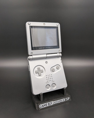 Nintendo Gameboy Advance SP Konsole | Silber | AGS-001 | Backlight Defekt!
