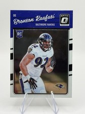 2016 Donruss Optic Bronson Kaufusi #106 Baltimore Ravens Rookie Trading Card NFL. rookie card picture