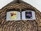 N64 Games - Zelda Ocarina of Time US and Majoras Mask JPN - US Seller