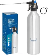 Patented Lightweight Max.Pressure Thickened Aluminum Canister Refillable Aerosol