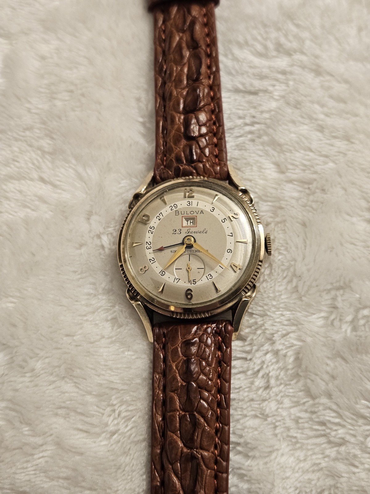 REFURBISHED Bulova Date Pointer 1955 Automatic Ex… - image 14