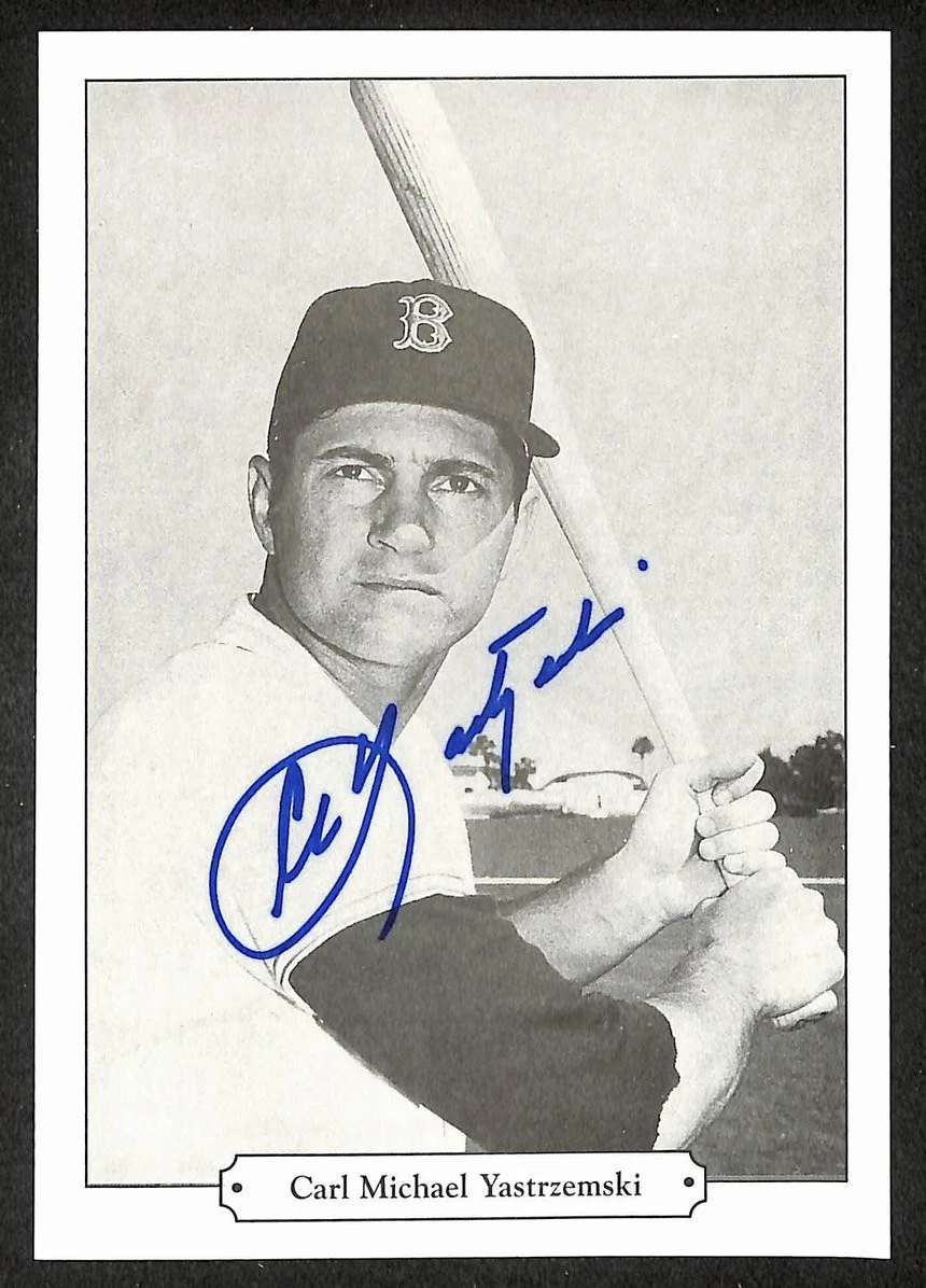 Carl Yastrzemski MLB Original Autographed Photos for sale | eBay