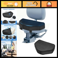 Comfortable Recumbent Bike Seat Cushion with Washable Anti-Slip Cover, Foam Pad