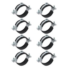 8pcs 2" Split Ring Pipe Hanger Wall Mount Pipe Bracket Clamp M8 