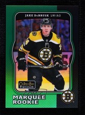 2017-18 O-Pee-Chee Platinum Retro Marquee Rookies Green 24/49 Jake DeBrusk 0tf