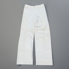 Vintage US Navy Pants Sailor Cracker Jack Uniform 30x29 White Bellbottom Flare
