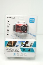 VIVITAR Full HD 1080p Action Cam DVR786HD 12 Megapixel Waterproof Case