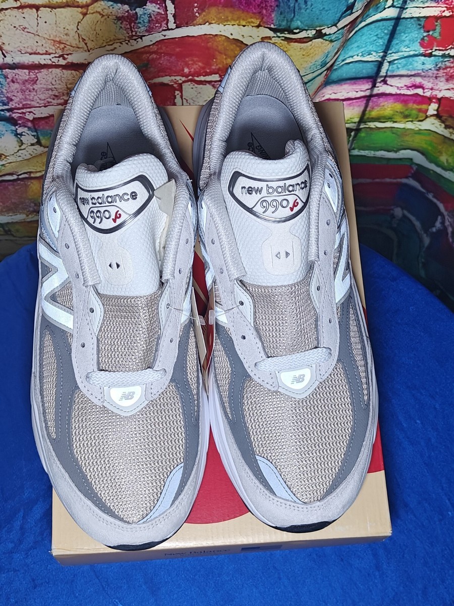 スニーカー NEW BALANCE Men Sneakers U990NC6 White New Balance 990V6 Made in USA Reflection White U990NC6 Men's