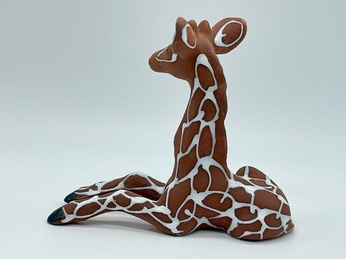 Vintage Redware sitzende Giraffe Figur Japan - Bild 3 von 11