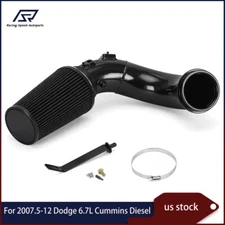 4" Cold Air Intake Pipe Kit For 07.5-12 Dodge Ram 2500 3500 6.7L Cummins Diesel 