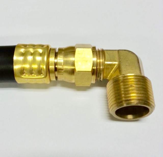 Dayco Compressor Jumper Hose 3/4" MPT W/ Female Swivel 500 PSI 90