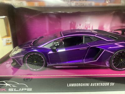 NEW 2023 Jada Pink Slips Lamborghini Aventador SV metal DieCast 1