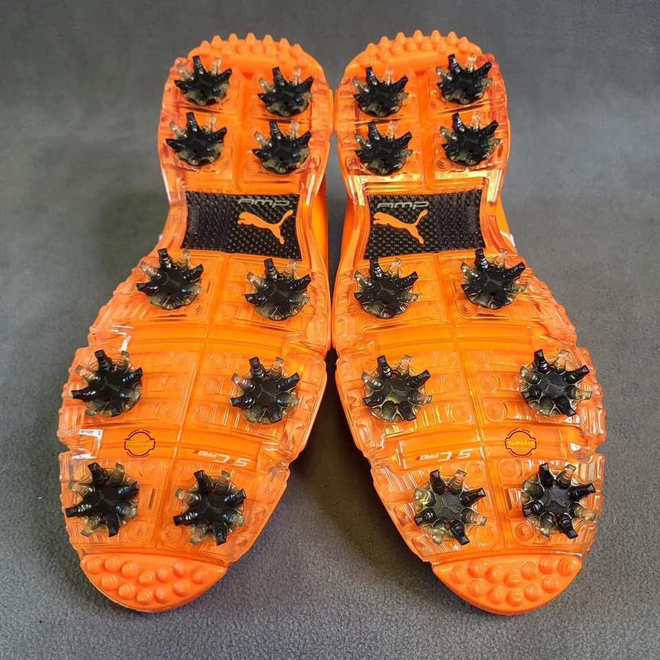 Zapatos de golf Puma S2 Quill idCell talla 7,5 pico suave EU 40 UK 6,5 naranja Foto 4 de 4