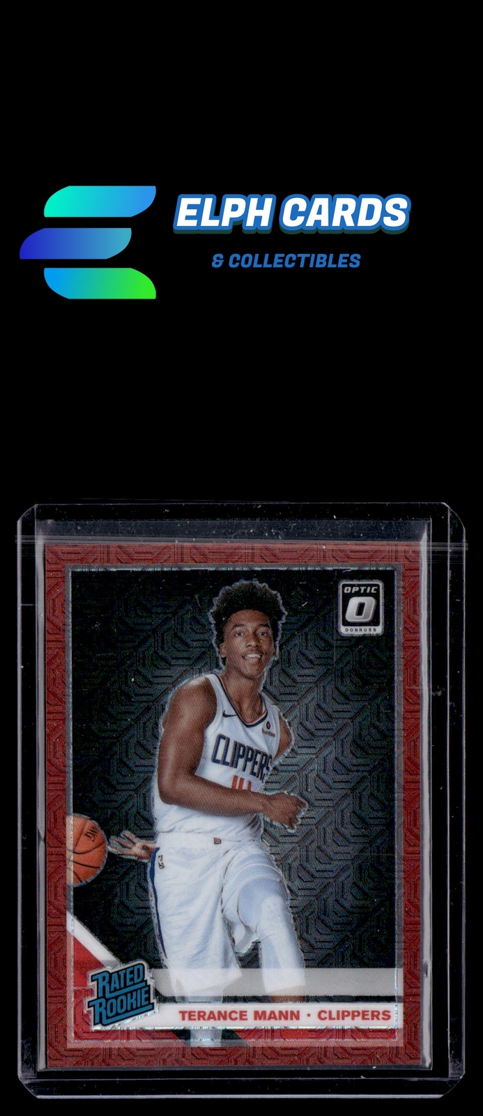 2019-20 Donruss Optic #165 Terance Mann Choice Red #/88