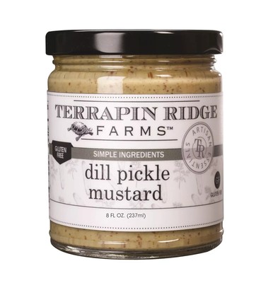 Terrapin Farms Dill Pickle Mustard - One 8 Ounce Jar