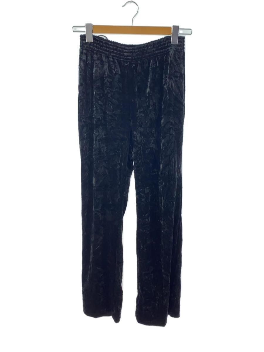 SAINT LAURENT Wide Leg Velvet Pants Size 38 Black from Japan | eBay