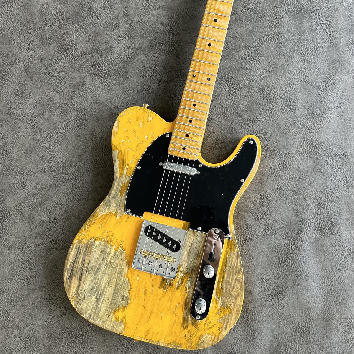 ★Custom HardRelic Blond Telecaster★ Custom 52 Telecaster Electric Guitar Super Heavy Relic