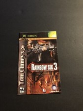 Rainbow six 3 Xbox Manual Only