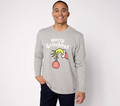 Life is Good x The Grinch XXXL Men's Crusher Long Sleeve Crew