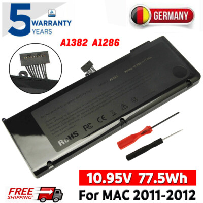 OEM A1382 Akku Für Apple MacBook Pro 15'' A1286 Early / Late 2011 Mid 2012 77.5WH