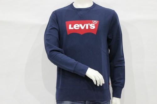 Levi's Crew Neck Sweatshirt : Navy | eBay