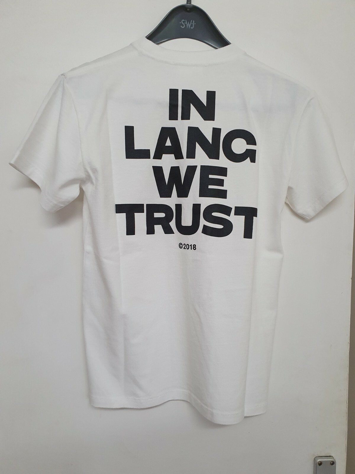 in lang we trust shirt