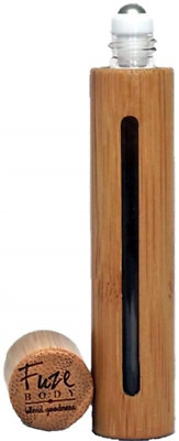 Fuze Body Essential Oil Roll-On - 10 ML -''Refillable'' Bamboo Container - (Focus)