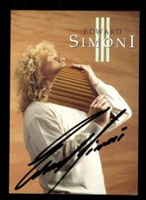 Edward Simoni Autograph Card Original Signed ## BC 146348