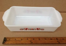 Vintage Fire King Primrose Pattern 10-1/2" x 5-1/2"x 2-1/2 Rectangular Casserole