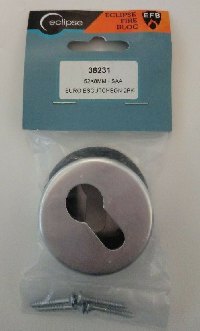 2x Eclipse 38231 52x8mm - SSA Euro Escutcheon